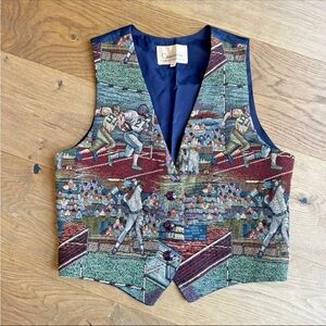Retro Conterio Sports Vest M – Americana Embroidery Baseball Football Tennis